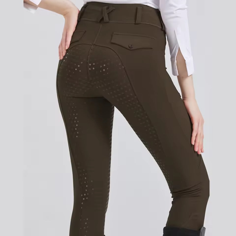 TrendAura Women Equestrian Horse Riding Pants - Saddle Lock For Secure Grip And Focus