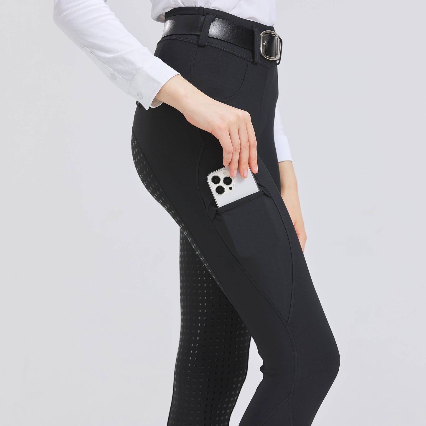 TrendAura Women Equestrian Horse Riding Pants - Saddle Lock For Secure Grip And Focus