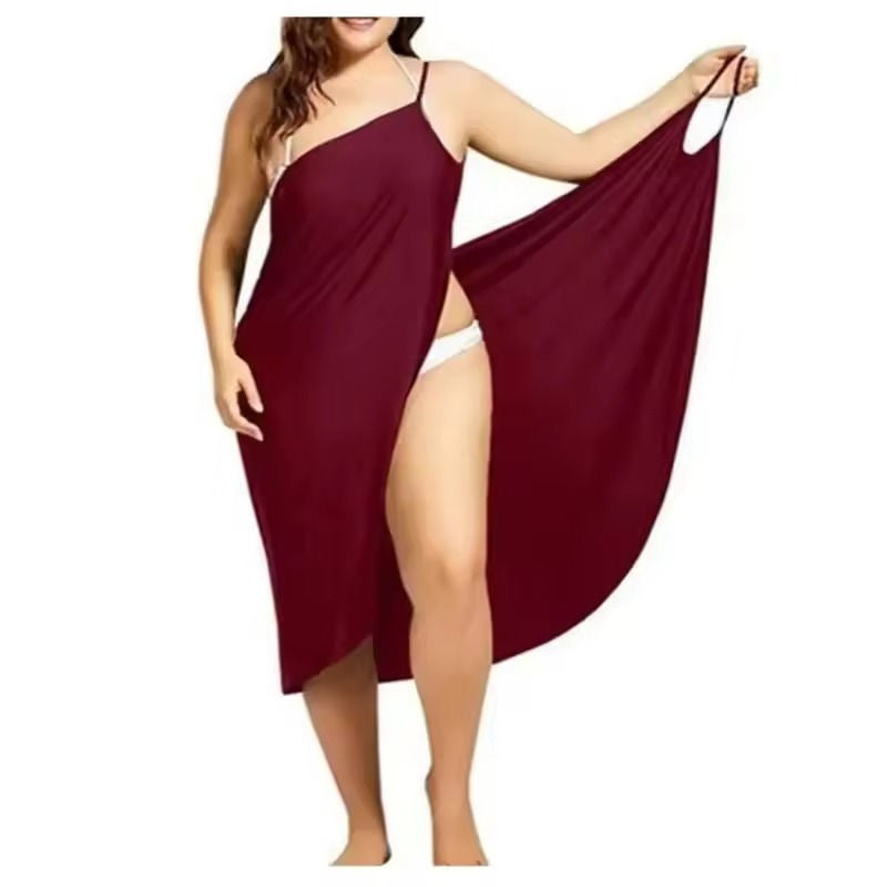 TrendAura Beach Cover Up Dress - Breezy Soft Cotton Comfort From Pool To Street Everyday