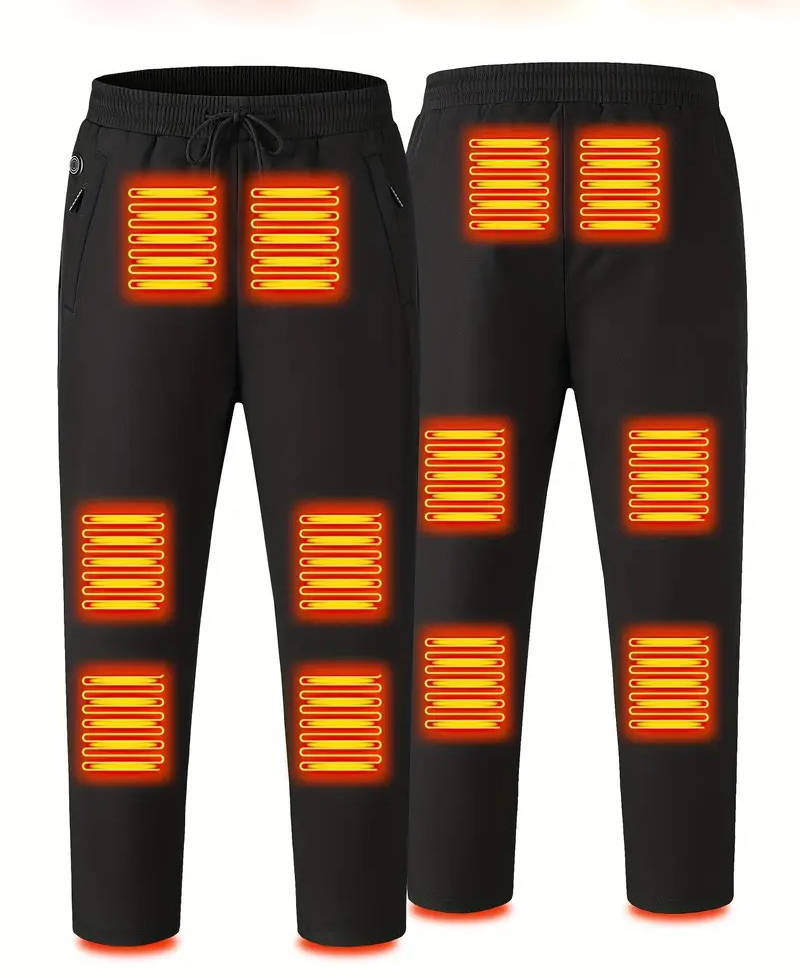 TrendAura Heated Pants for Men With Fast Heating Panels Warmth on Cold Mornings Outdoor Winter Gear
