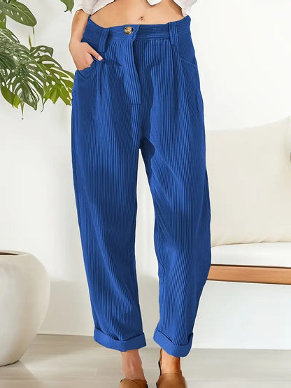 Women’s Corduroy Trousers | Chic Winter Straight-Leg
