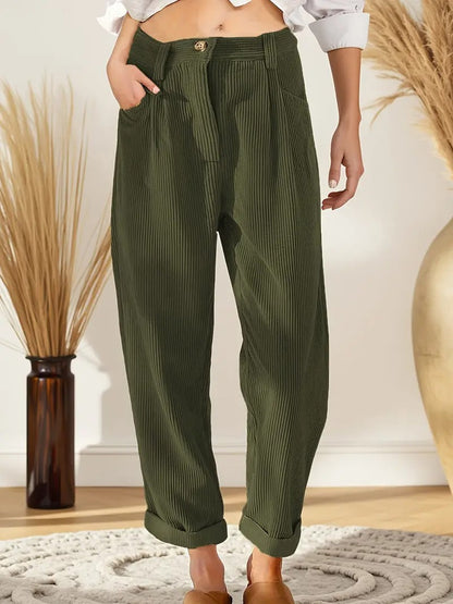 Women’s Corduroy Trousers | Chic Winter Straight-Leg