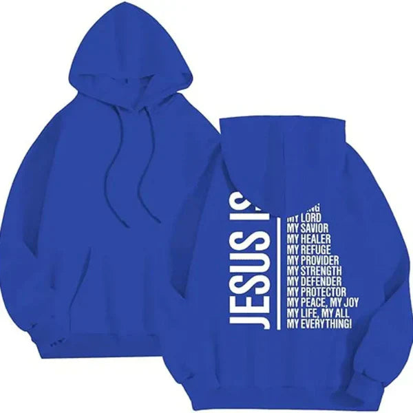 Women’s Hooded Sweatshirt – Oversized Fit – Fleece – Graphic Back – Ribbed Cuffs