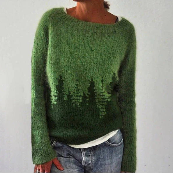 Women's Soft Wool Sweater Nordic Inspired