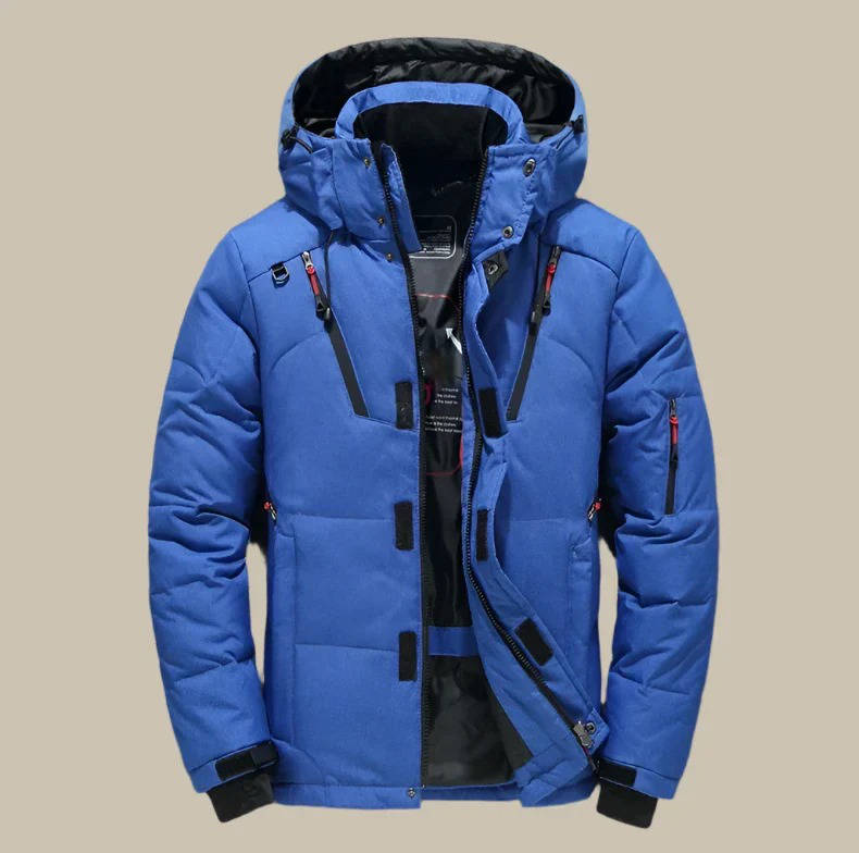 TrendAura Insulated Winter Jacket With Hood - Move Freely While Staying Warm On Cold Winter Outings