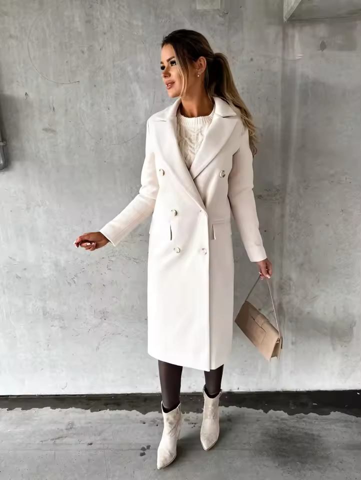 Hazel - Elegant Longline Coat