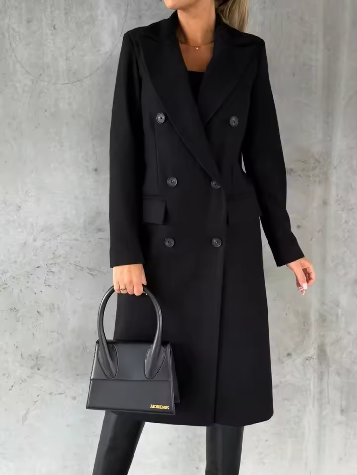 Hazel - Elegant Longline Coat