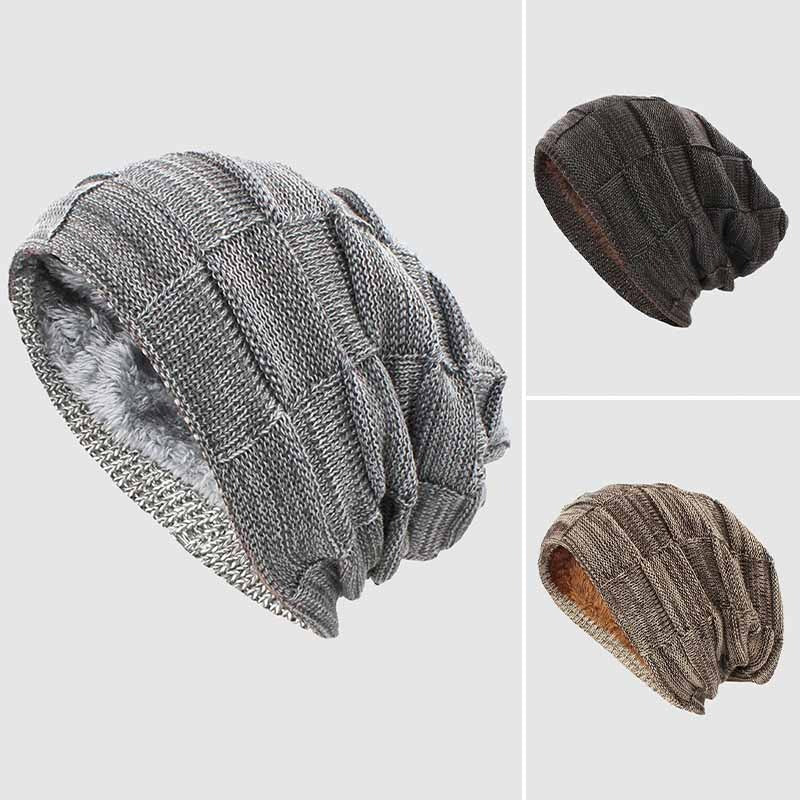 TrendAura Derris Urban Beanie With Plush Fleece Interior In Soft Ribbed Knit Slouch Fit For Cold Commutes