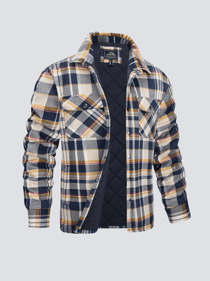 Makron Flannel Jacket For Men Warmth And Timeless Style With Premium Comfort For Everyday Adventures