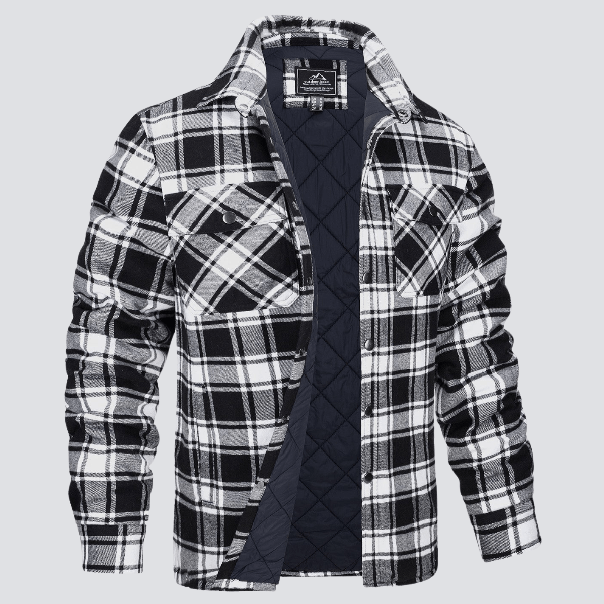 Makron Flannel Jacket For Men Warmth And Timeless Style With Premium Comfort For Everyday Adventures