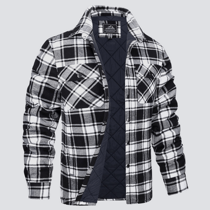 Makron Flannel Jacket For Men Warmth And Timeless Style With Premium Comfort For Everyday Adventures