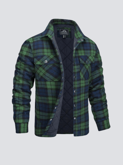 Makron Flannel Jacket For Men Warmth And Timeless Style With Premium Comfort For Everyday Adventures
