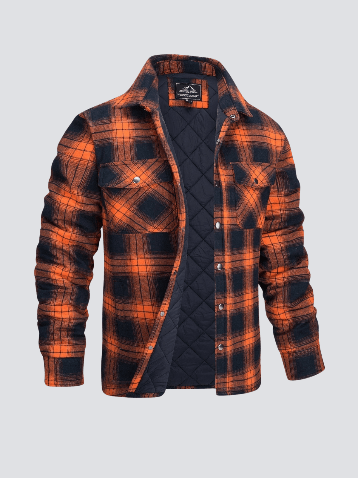 Makron Flannel Jacket For Men Warmth And Timeless Style With Premium Comfort For Everyday Adventures