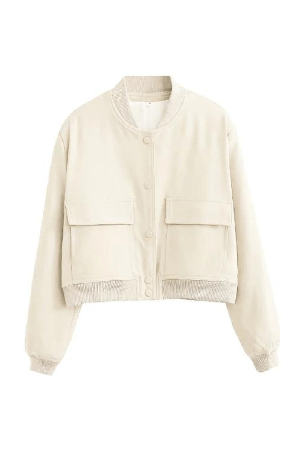 Women's bomber jacket | Short cut with buttons
