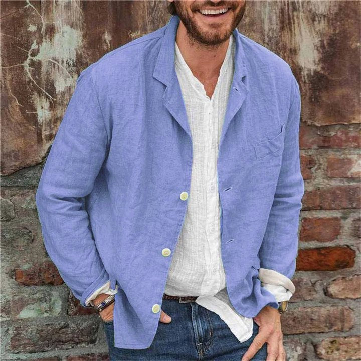 Max Casual Linen Blazer for Men Premium Comfort and Refined Style for Any Occasion