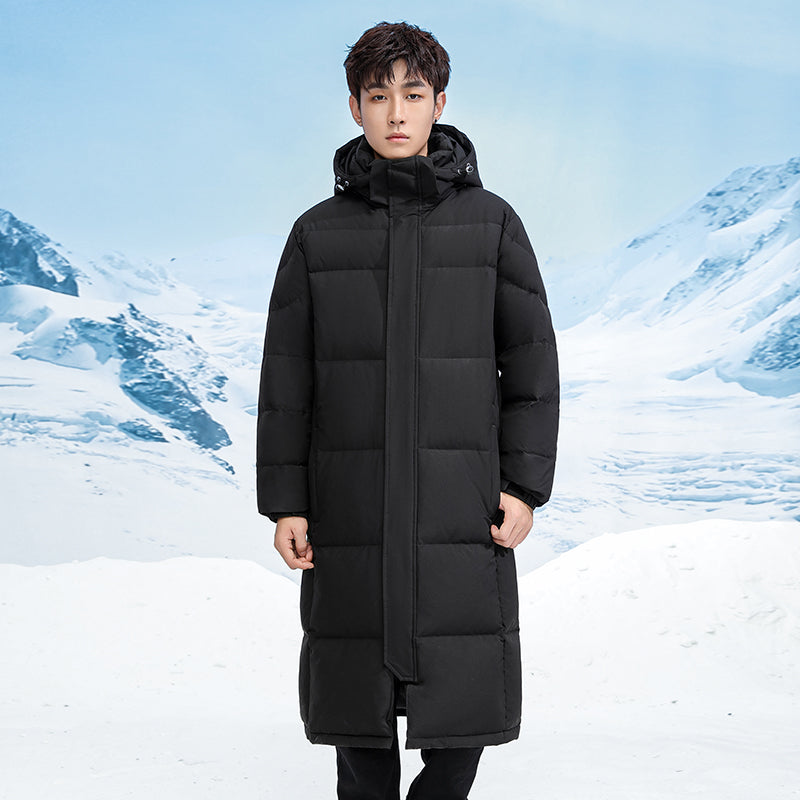 TrendAura Unisex Long Winter Down Jacket For Extreme Cold Weather Lightweight Insulated Coat