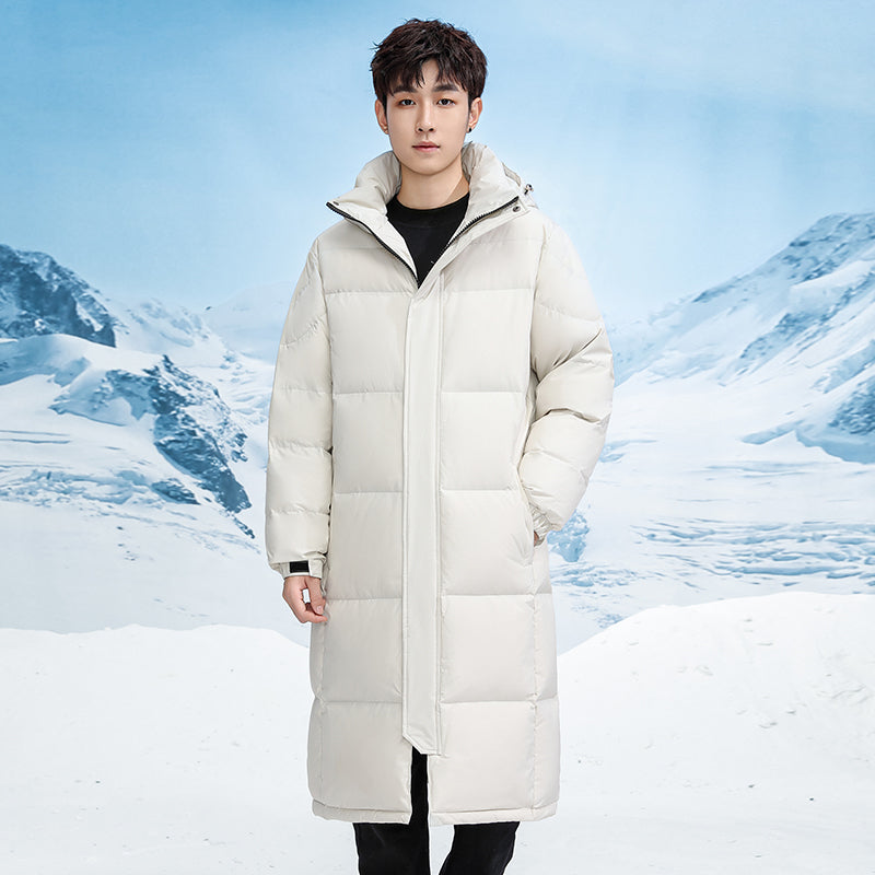 TrendAura Unisex Long Winter Down Jacket For Extreme Cold Weather Lightweight Insulated Coat