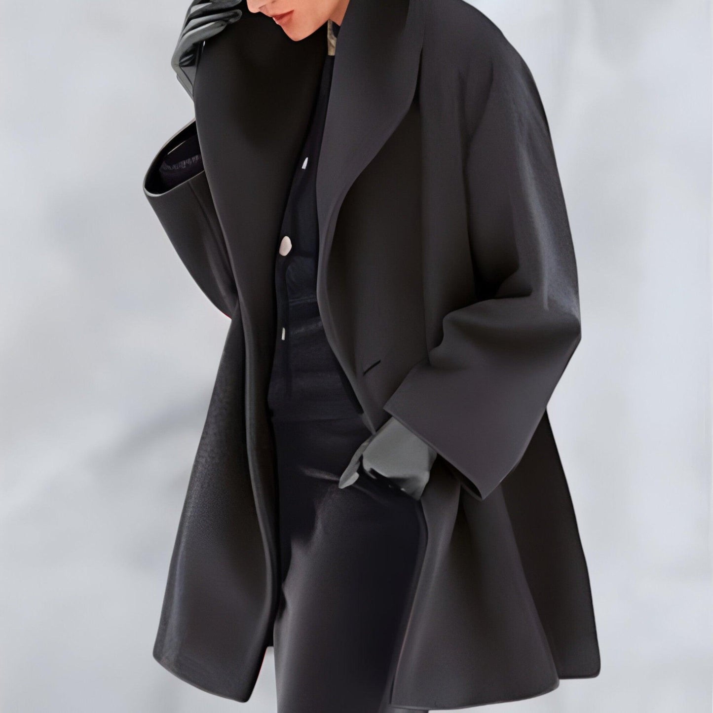 Women Wool Coat With Timeless Elegance Warmth And Belted Tailored Fit For Winter