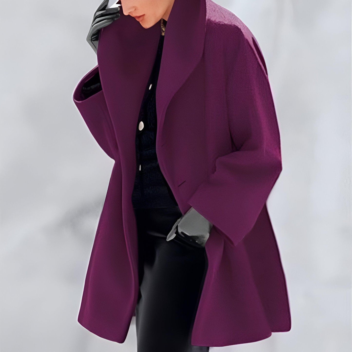 Women Wool Coat With Timeless Elegance Warmth And Belted Tailored Fit For Winter