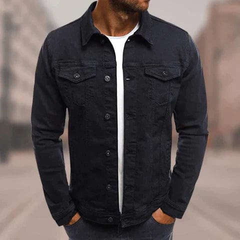 Saif Denim Jacket For Men Trendy Urban Style Durable High Quality Material For Everyday Casual Wear