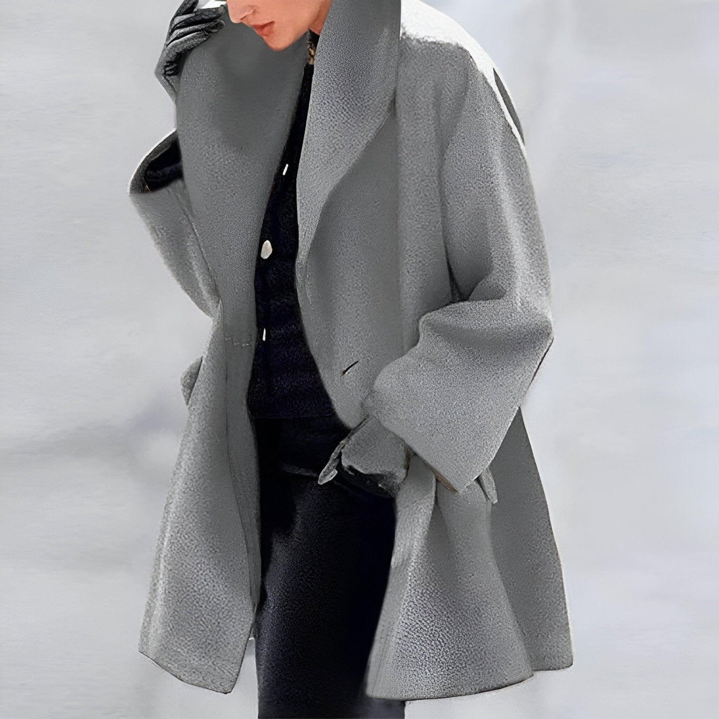 Women Wool Coat With Timeless Elegance Warmth And Belted Tailored Fit For Winter