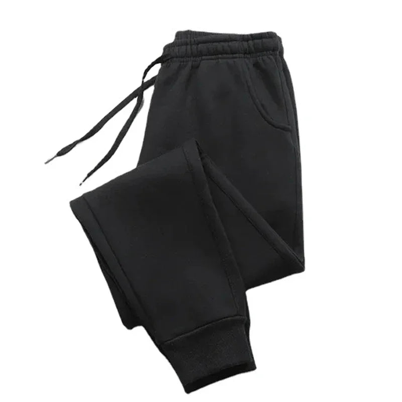 Joshua By TrendAura Men's Casual Fleece Sweatpants For Autumn Winter Cozy Moisture Wicking Lounge And Gym Wear