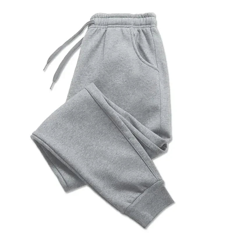 Joshua By TrendAura Men's Casual Fleece Sweatpants For Autumn Winter Cozy Moisture Wicking Lounge And Gym Wear