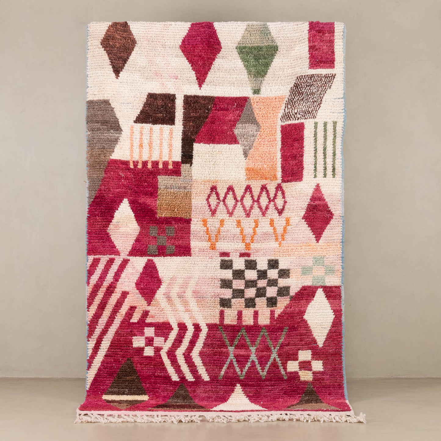 Joudia - vintage boujad rug - TrendAura