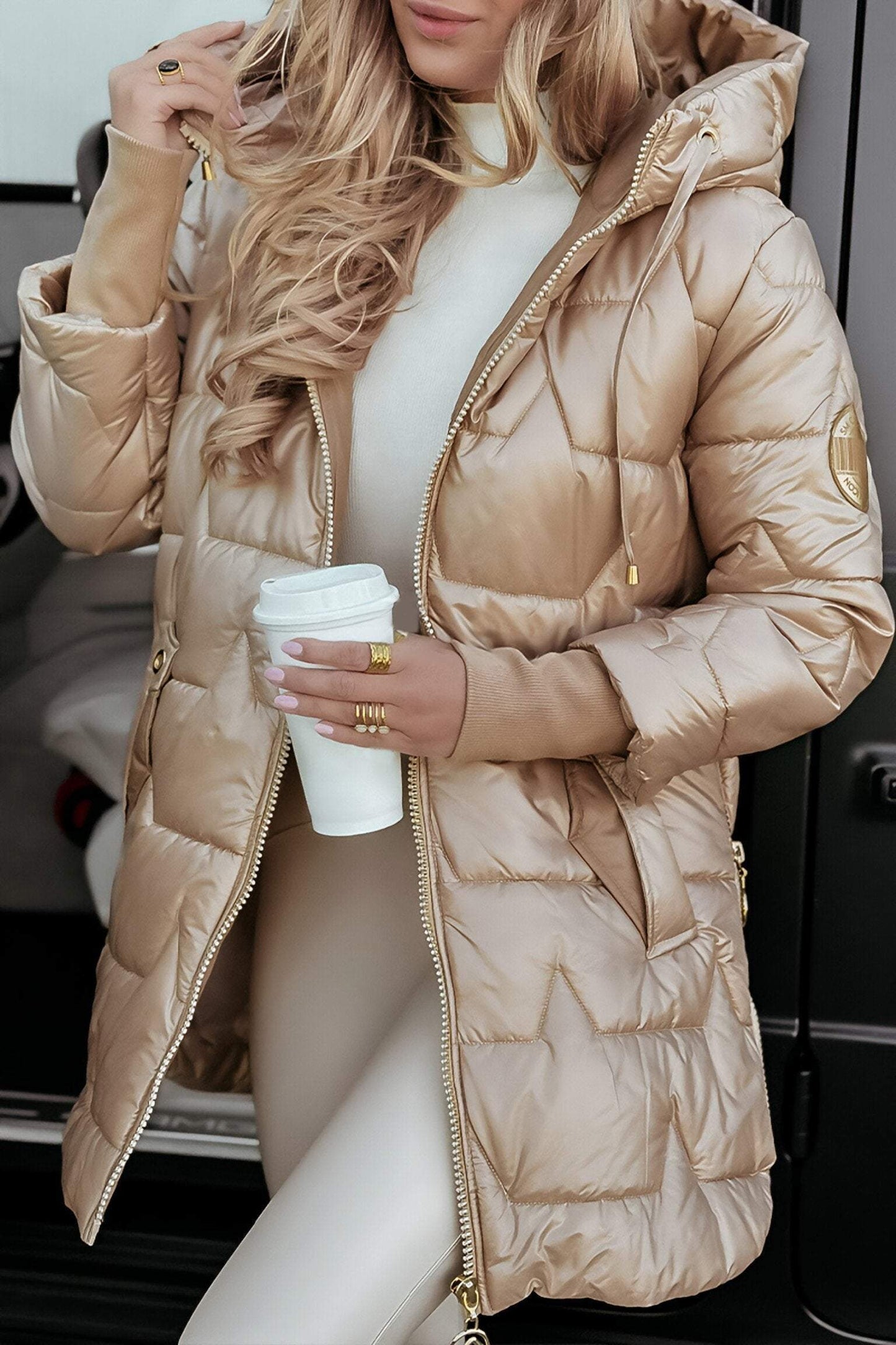 Moana Women Casual Hoodie Warm Cotton Blend Cozy Winter Jacket With Relaxed Fit For Everyday Wear