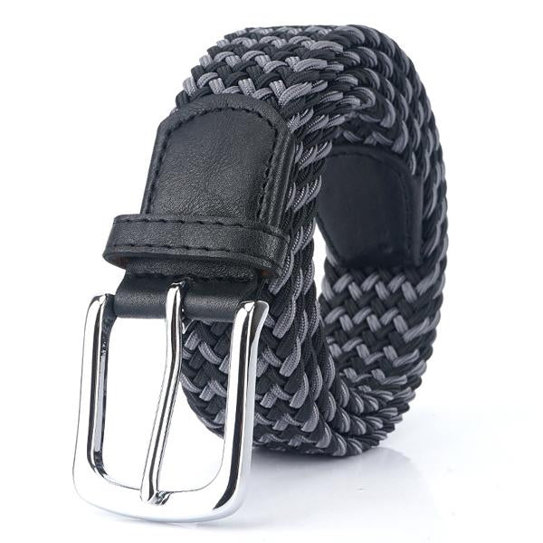 Men's Braided Belt Adjustable Versatile Accessory for Casual and Formal Wear Durable