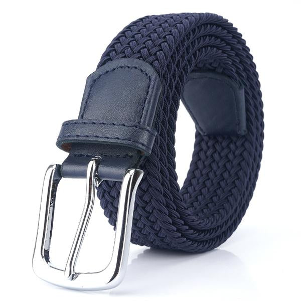Men's Braided Belt Adjustable Versatile Accessory for Casual and Formal Wear Durable