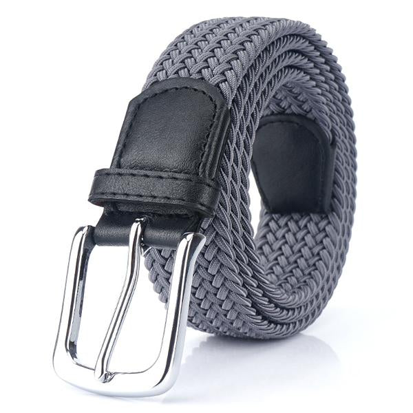 Men's Braided Belt Adjustable Versatile Accessory for Casual and Formal Wear Durable