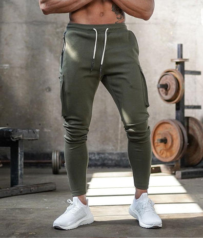 Caleb Mens Sports Joggers Breathable Stretch Fabric All Day Comfort With Multiple Pockets And Athletic Style