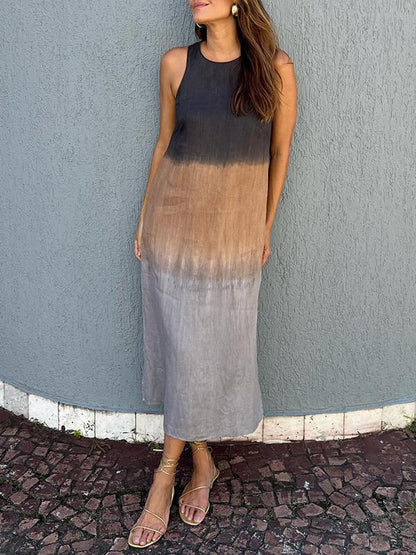Victoria - Tie-Dye Midi Dress