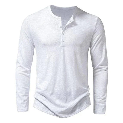Men's Casual Henley Shirt Long Sleeve for Everyday Style and Layering Versatility