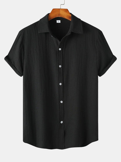 Max Structured Button Up Shirt For Men Elegant Silhouette Versatile For Formal And Everyday Wear