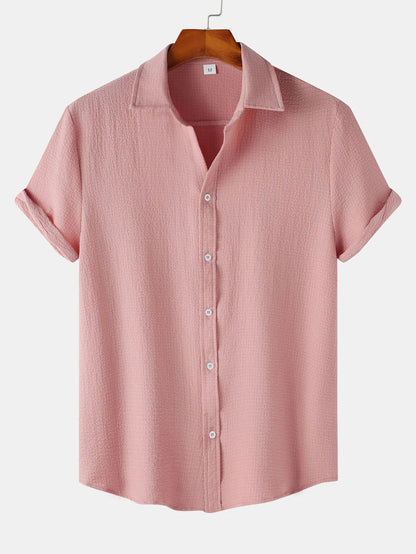 Max Structured Button Up Shirt For Men Elegant Silhouette Versatile For Formal And Everyday Wear