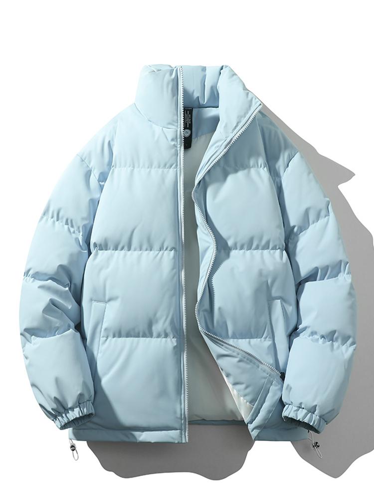 John Puffer Jacket Lightweight Insulated Quilted Winter Coat With Adjustable Hem And Zip Closure