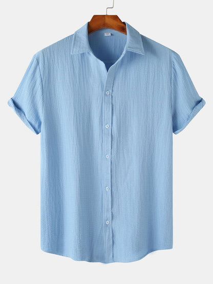 Max Structured Button Up Shirt For Men Elegant Silhouette Versatile For Formal And Everyday Wear