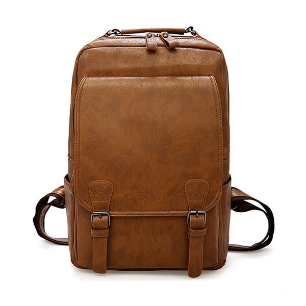 Calvin - Retro Leather Backpack