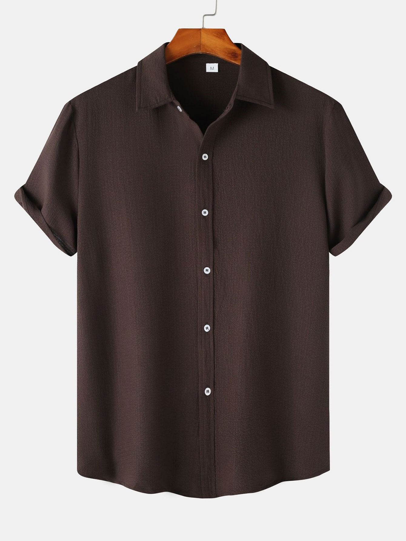 Max Structured Button Up Shirt For Men Elegant Silhouette Versatile For Formal And Everyday Wear