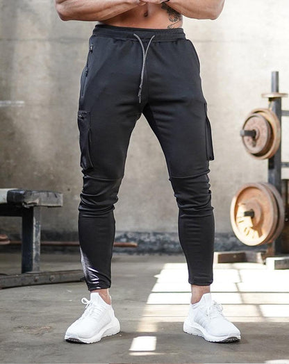 Caleb Mens Sports Joggers Breathable Stretch Fabric All Day Comfort With Multiple Pockets And Athletic Style
