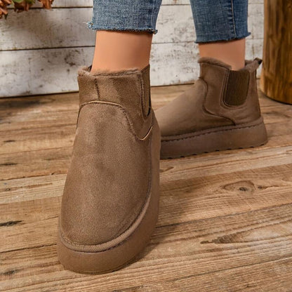 Women's Warm Boots with Insulated Lining and Durable Sole