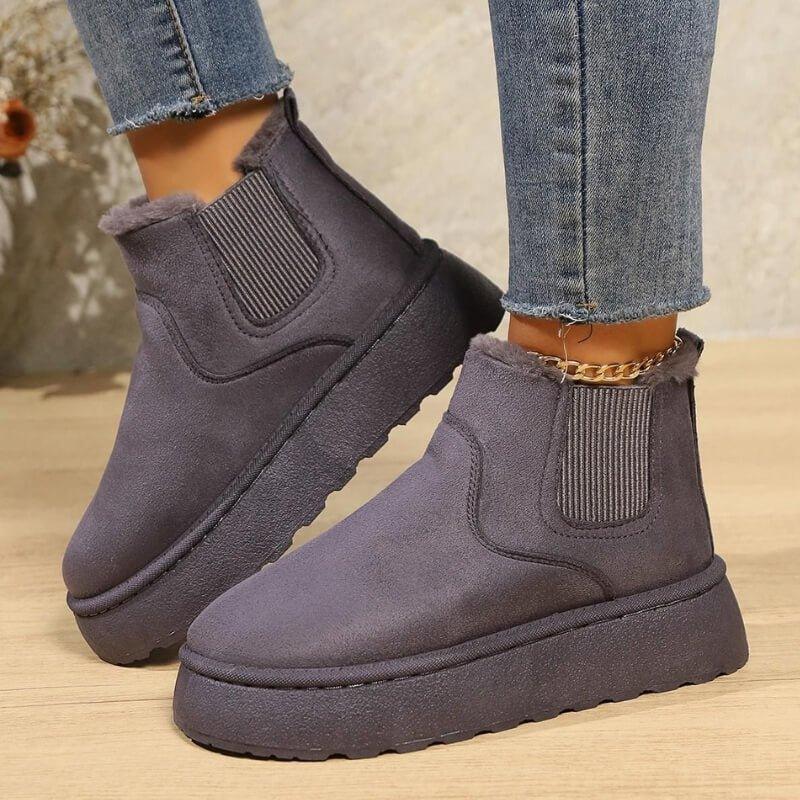 Women's Warm Winter Boots with Insulated Lining and Durable Sole