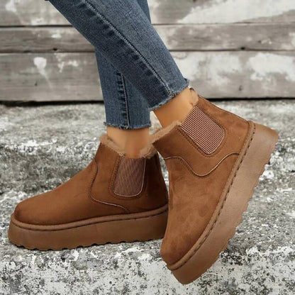 Women's Warm Boots with Insulated Lining and Durable Sole