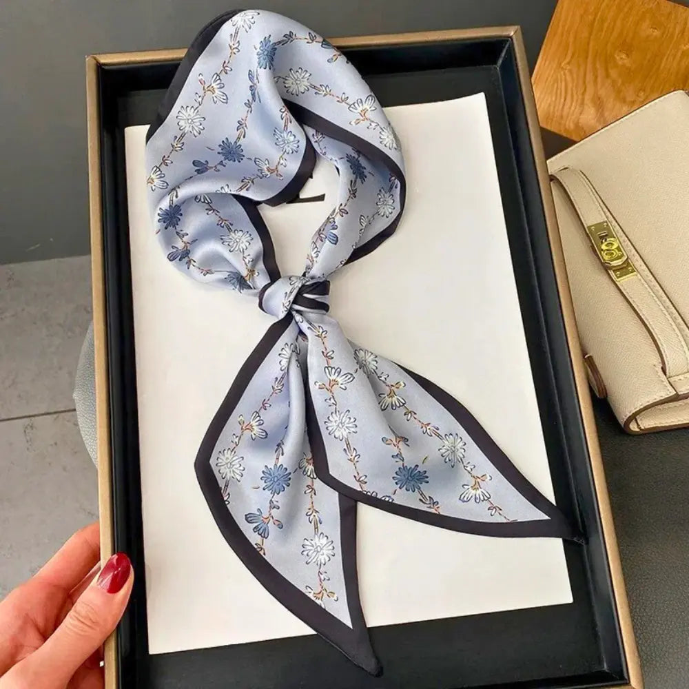 Waylynn Juliette Floral Scarves Soft Lightweight Floral Print Scarf For Chic Everyday Style