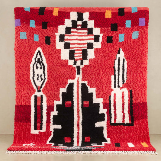 karaz - Beni ourain rug - TrendAura