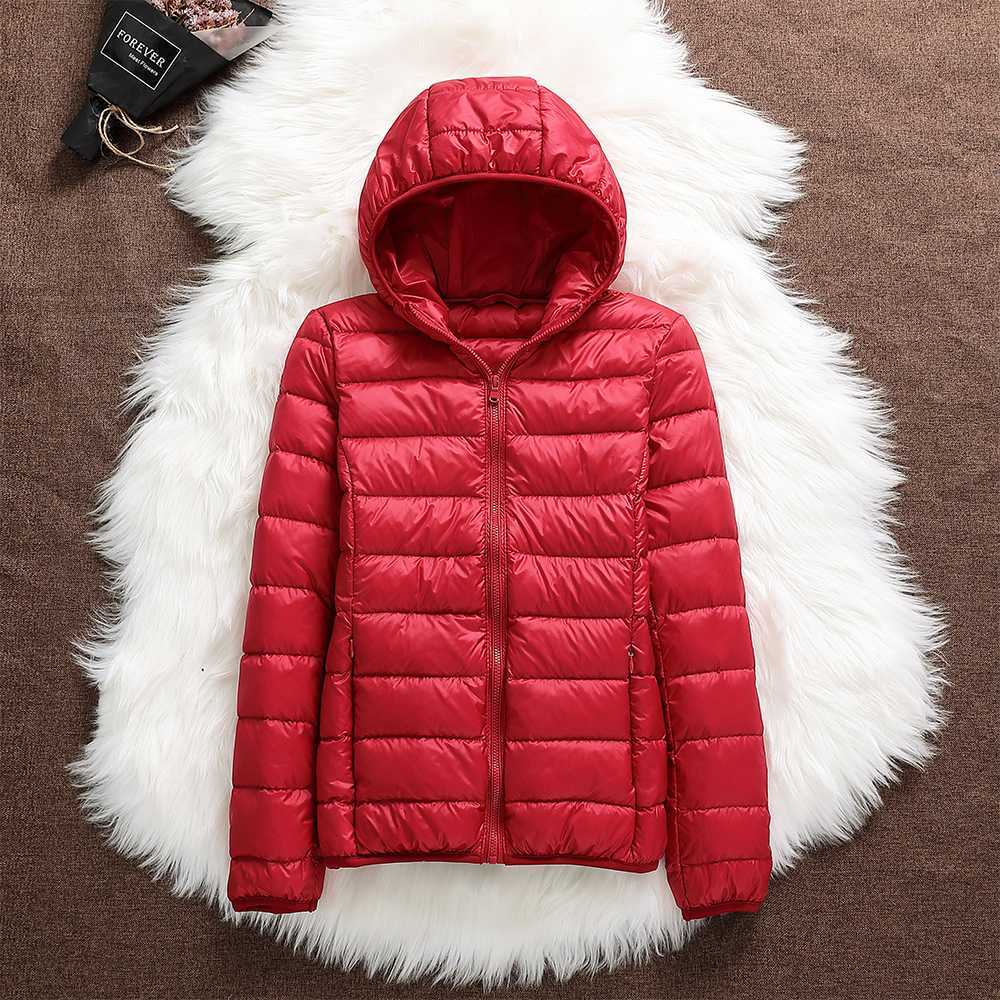 Women's Short Winter Puffer Jacket | With Hood