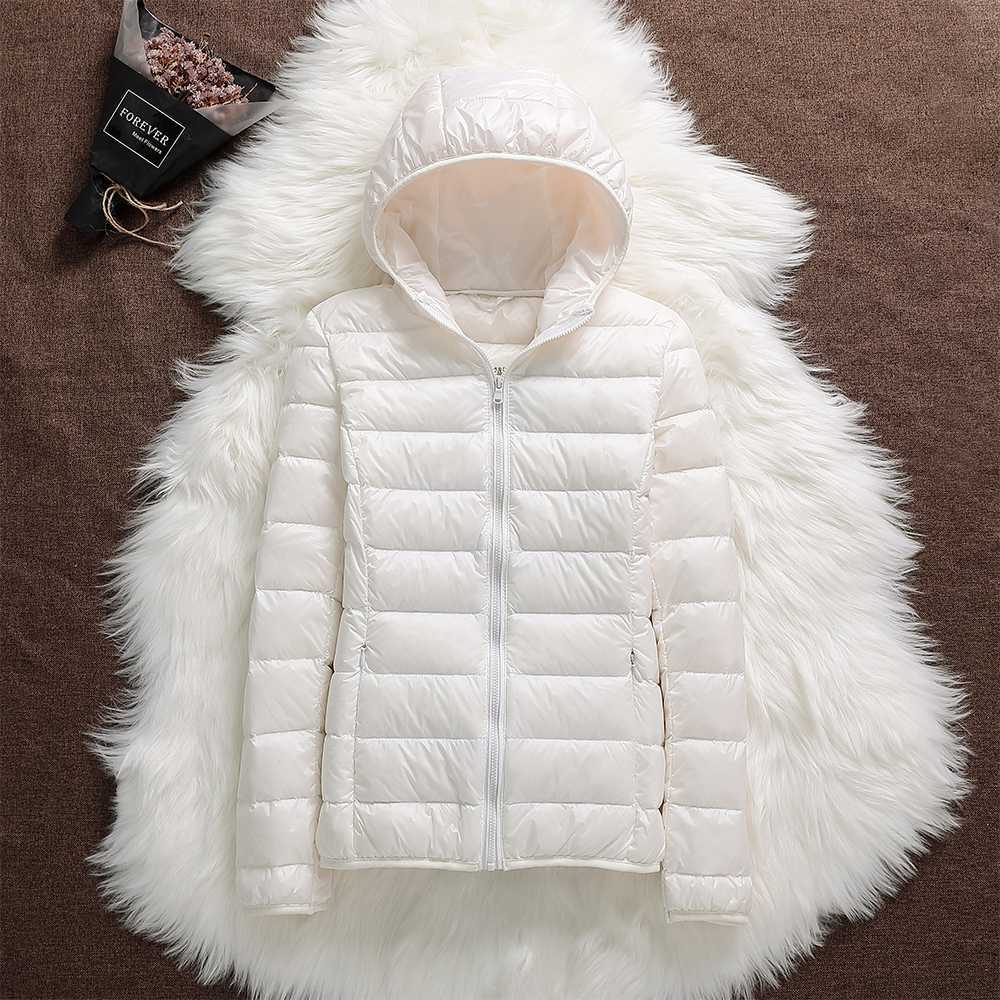 Women's Short Winter Puffer Jacket | With Hood