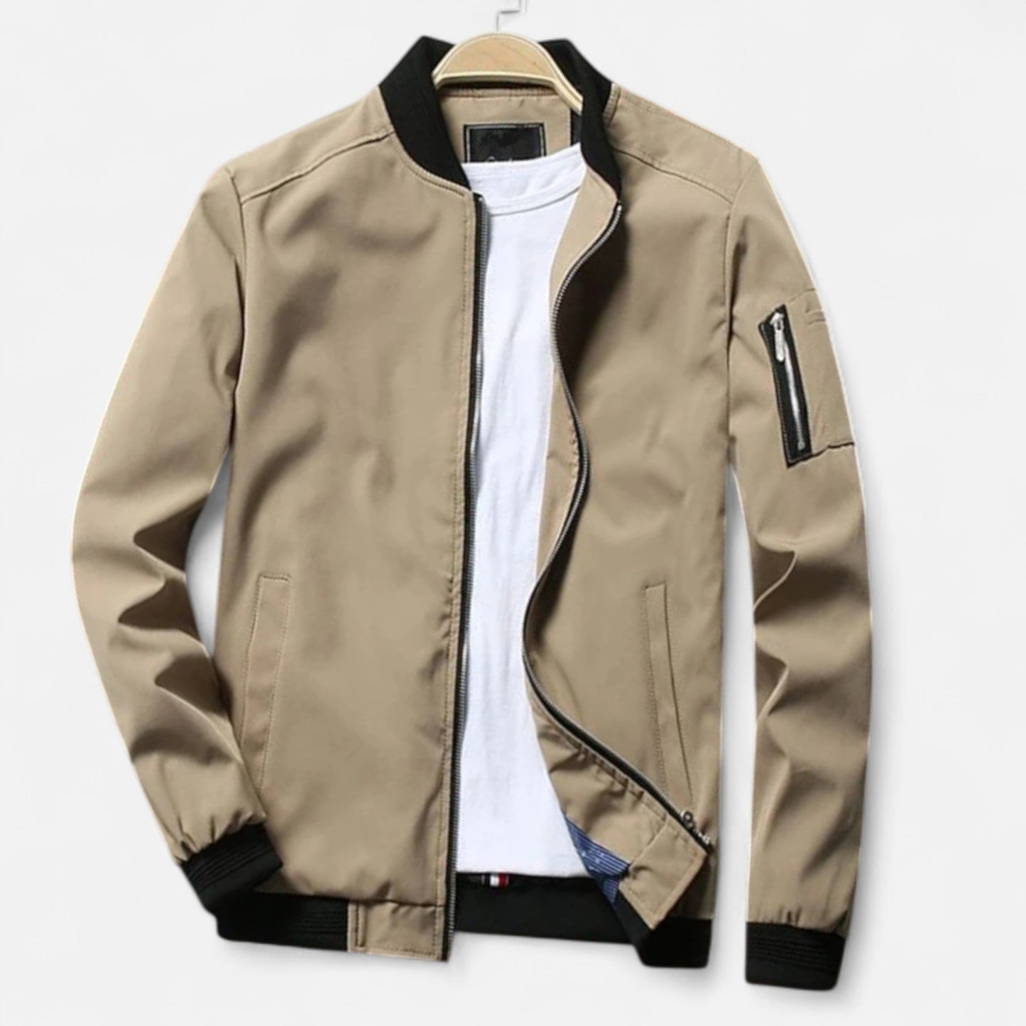 TrendAura | Men’s Classic Lightweight Bomber Jacket